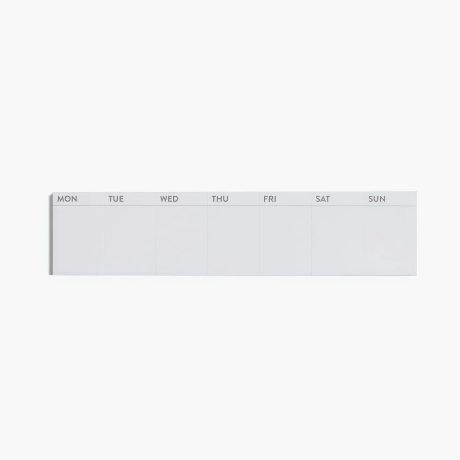 Poketo Stick To It Weekly Planner Pad - Reusable Productivity Organizer for Goals & Tasks