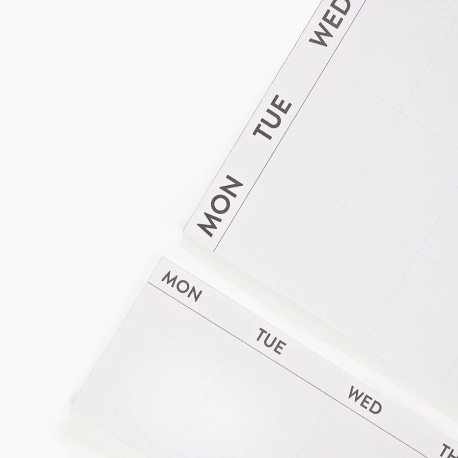 Poketo Stick To It Weekly Planner Pad - Reusable Productivity Organizer for Goals & Tasks