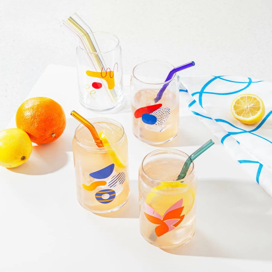Poketo Glassware - Elegant Drinking Glasses for Water, Juice & Cocktails