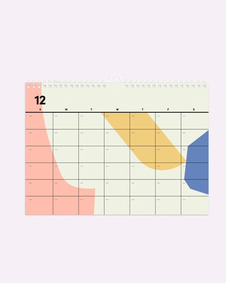 Poketo Spectrum Mini Planner - Colorful & Compact Daily Organizer