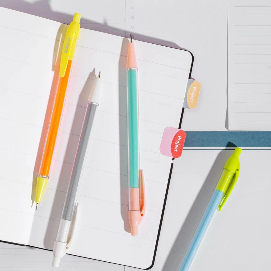 Poketo 4-Piece Colorblock Mechanical Pencils Set - Assorted Colors