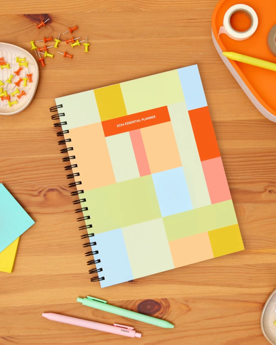 Poketo Essential Weekly & Monthly Planner - Organize Your Schedule with Stylish Planning