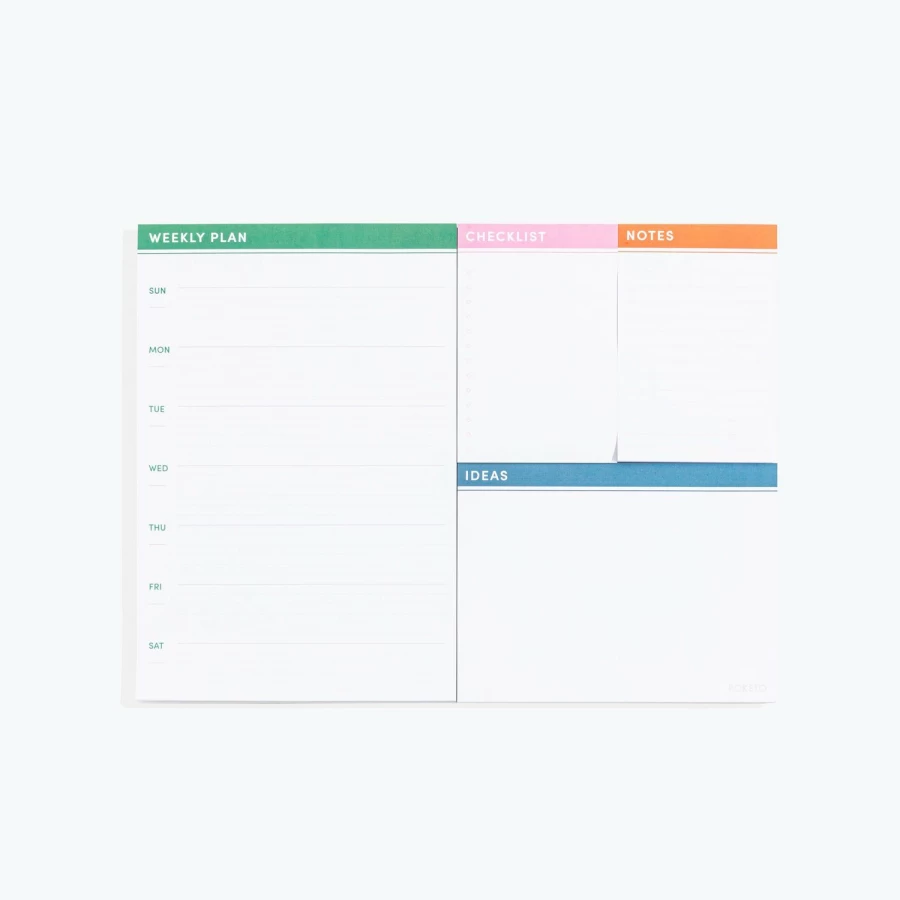 Poketo Everything Desk Pad - Large, Durable Workspace Mat for Office & Home