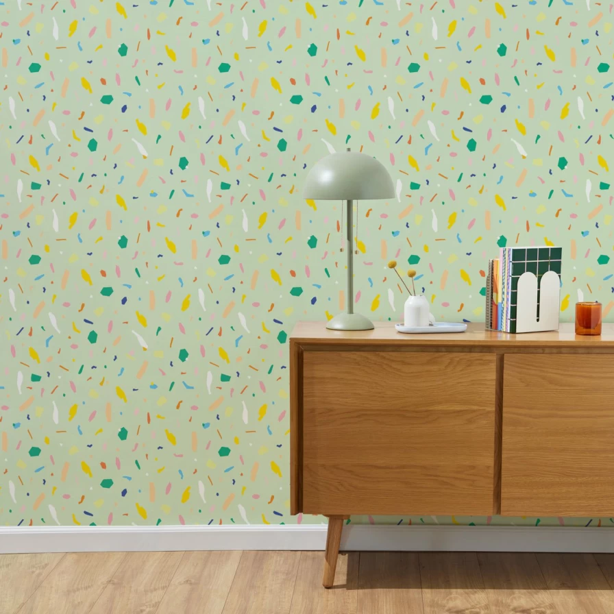Poketo x Mitchell Black Collaborative Party Wallpaper Design