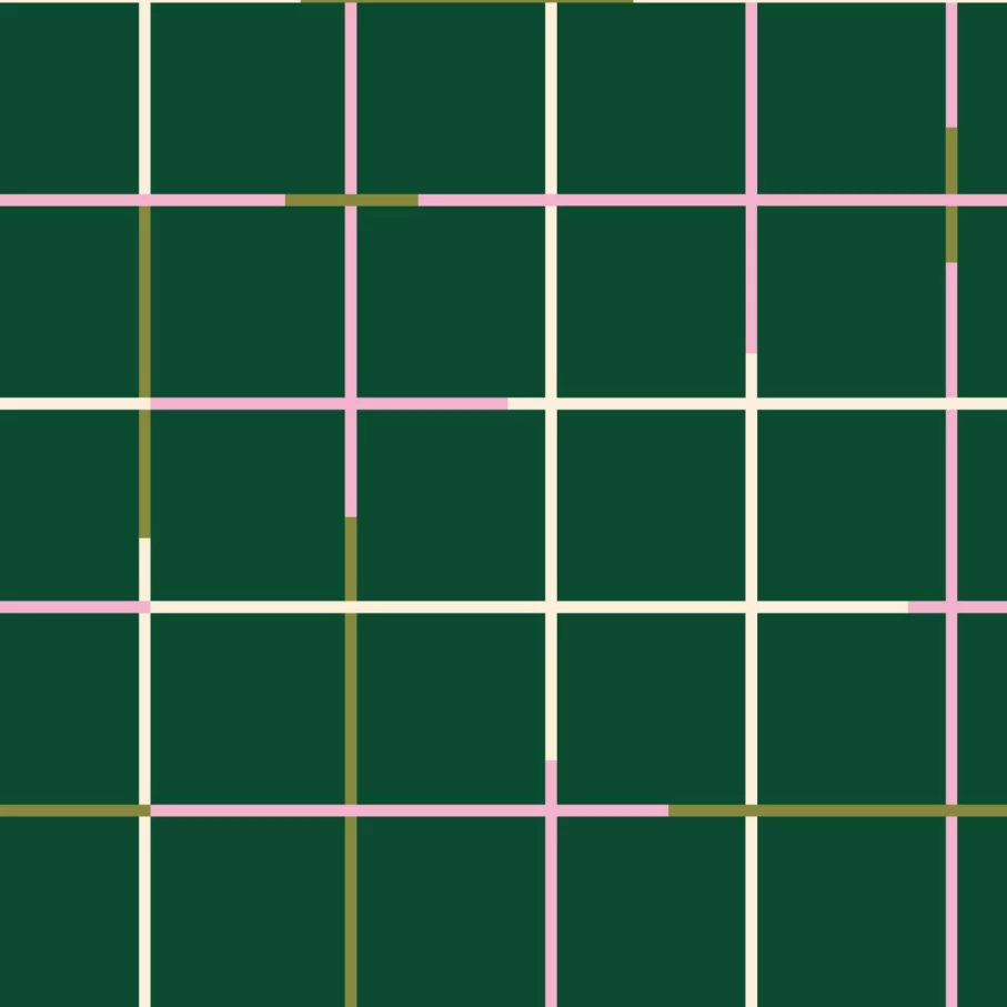Poketo Grid Wallpaper by Mitchell Black - Modern Geometric Peel and Stick Design