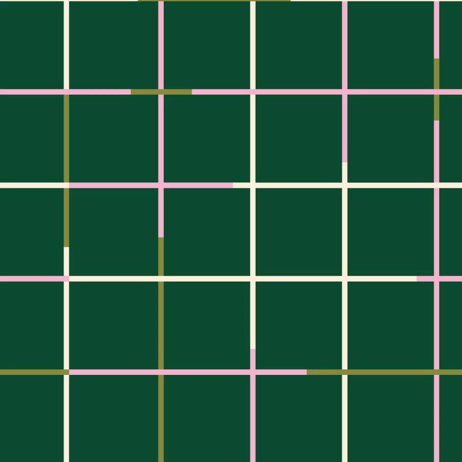 Poketo Grid Wallpaper by Mitchell Black - Modern Geometric Pattern Design
