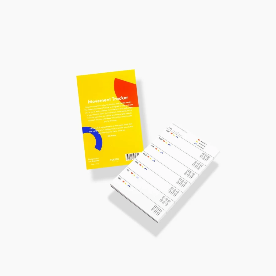 Poketo Movement Tracker - Stylish Activity Monitor for Fitness & Health Tracking