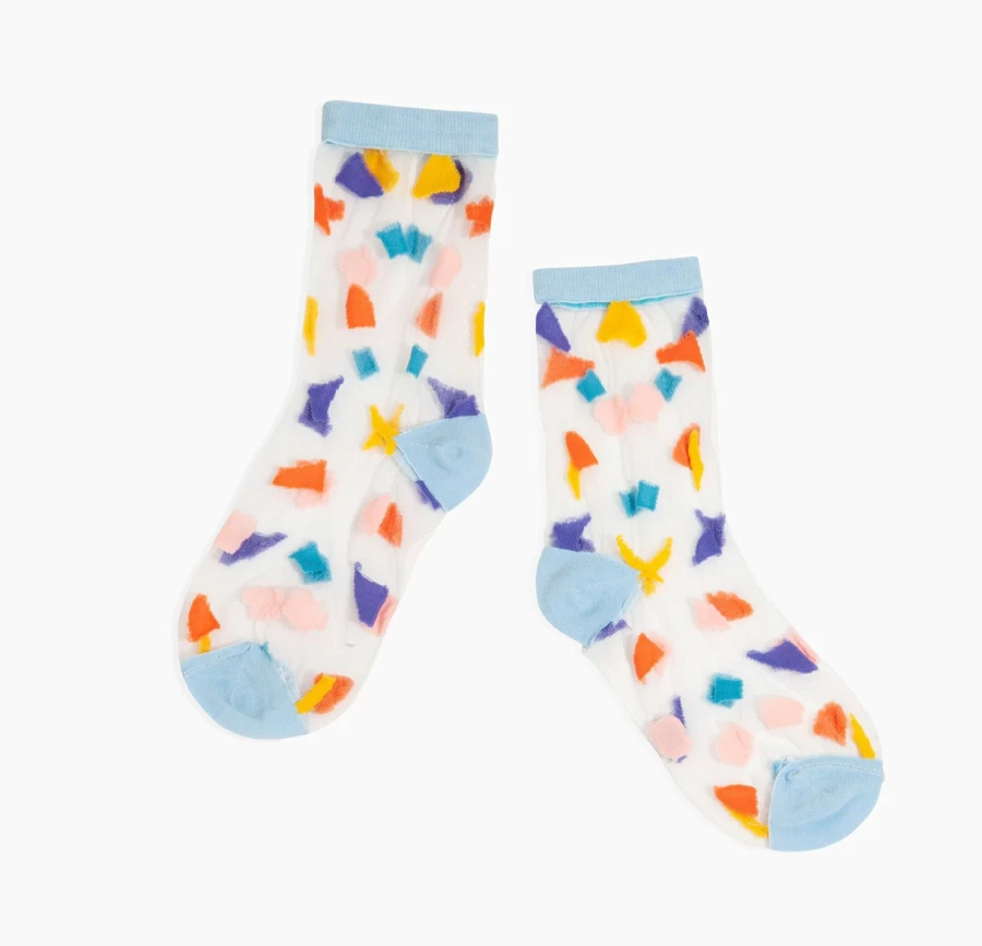 "Poketo Sheer Socks – Lightweight & Transparent Women's Socks for Comfort & Style"