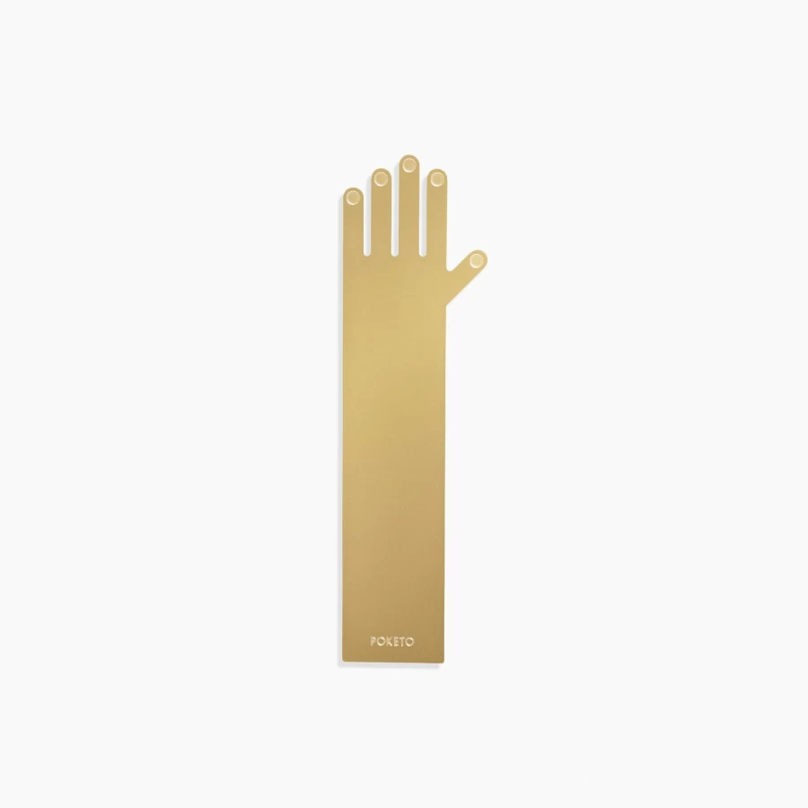 "Poketo Brass Bookmark - Handcrafted Elegant Book Accessory for Readers"