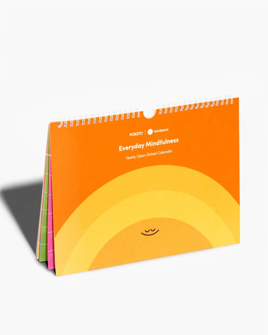 "Poketo Headspace Mindfulness Calendar – Daily Planner & Organizer"