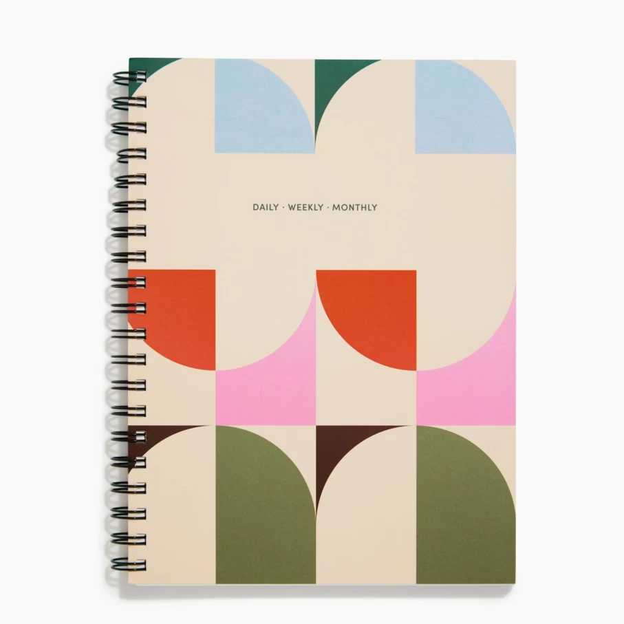 Poketo Daily Weekly Monthly Planner - Organize Your Schedule with Stylish Planning Notebooks