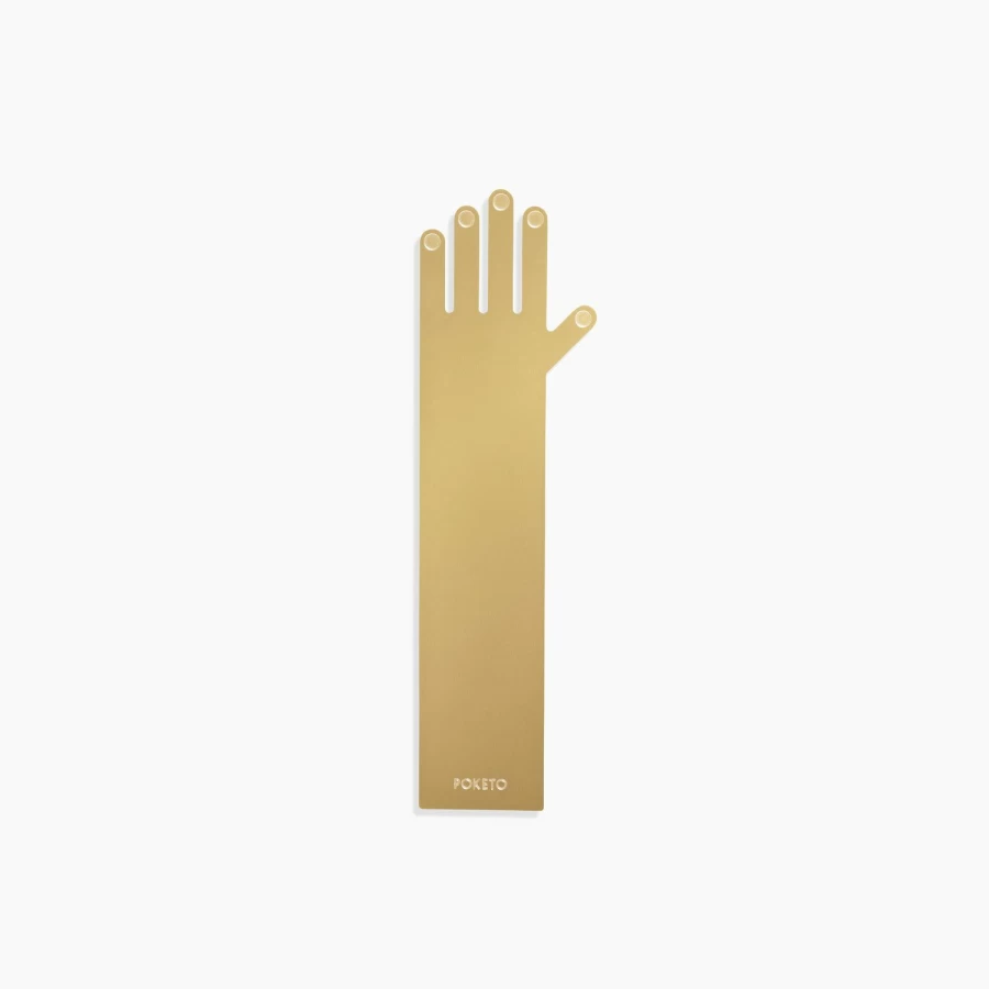 "Poketo Brass Bookmark - Handcrafted Elegant Book Accessory for Readers"