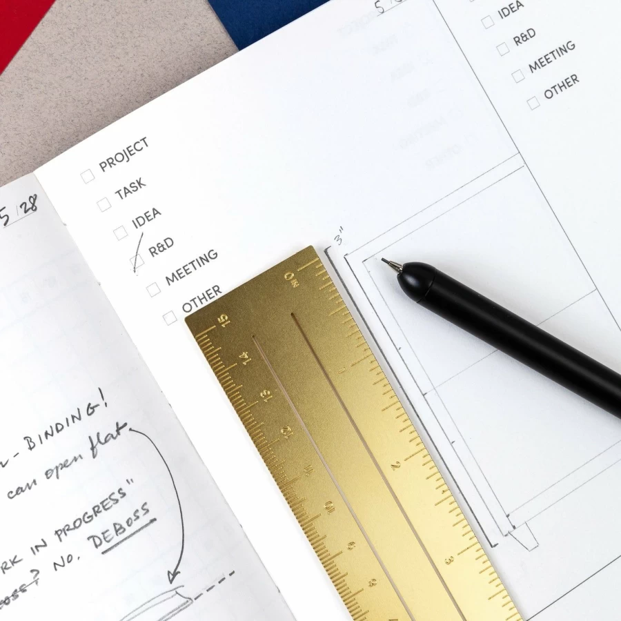 "Poketo Brass Bookmark - Elegant and Durable Metal Bookmark for Readers"