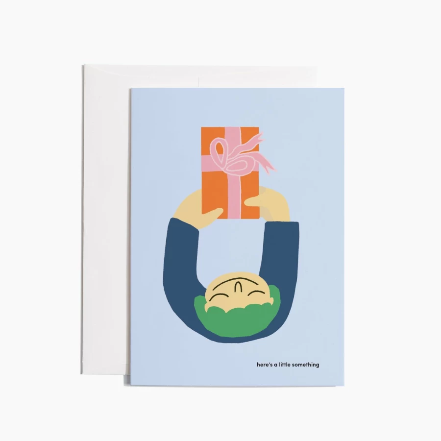 "Poketo Little Something Greeting Card - Thoughtful Gift Card for All Occasions"