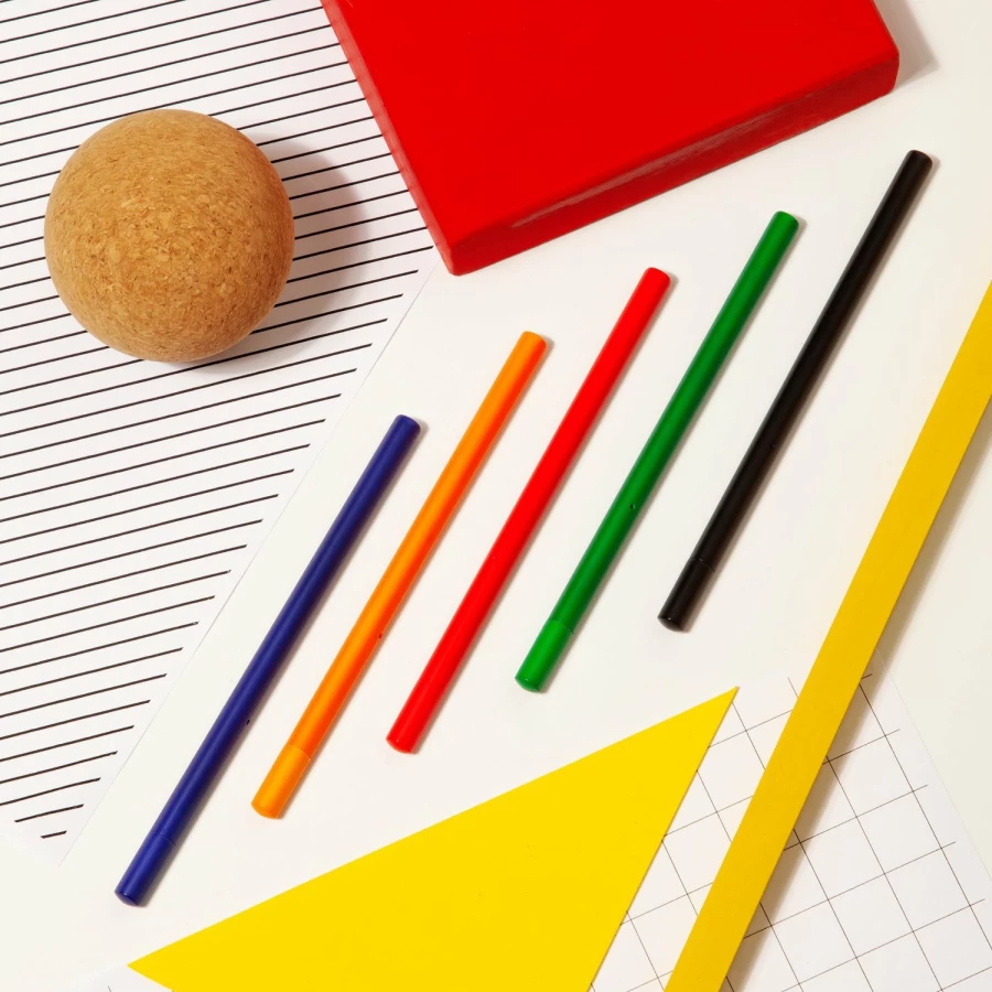 Poketo Prism Colored Rollerball Pen - Vibrant Rainbow Ink Smooth Writing Gel Pen for Journaling & Office Use
