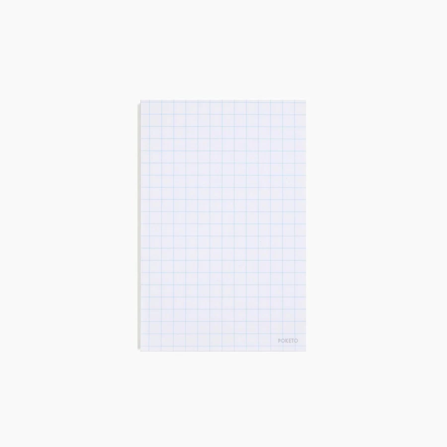 Poketo A6 Grid Notebook - Premium Quality Notepad for Writing & Sketching