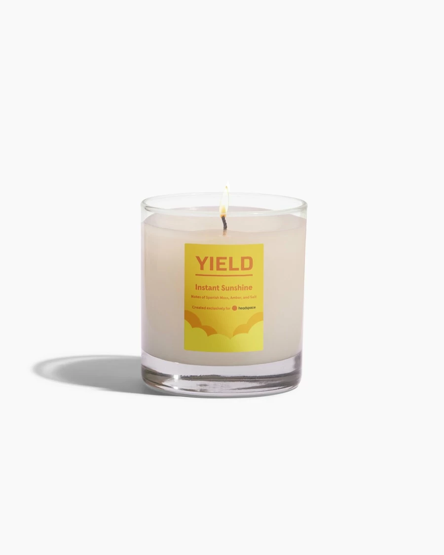 Poketo Headspace X Yield Meditation Candle Trio Set for Relaxation & Mindfulness
