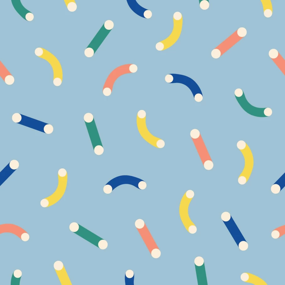 Poketo Macaroni Pattern Wallpaper by Mitchell Black - Premium Peel & Stick Design