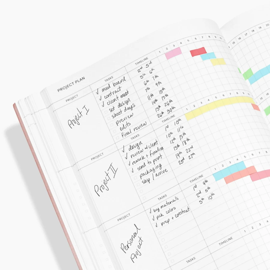 Poketo Project Planner - Organize Tasks & Boost Productivity | Stylish Planning Tool