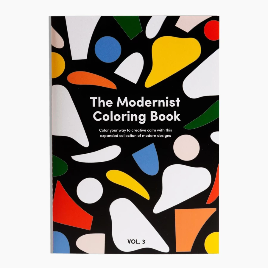 "Poketo Modernist's Coloring Book Vol. 3 - Creative Adult Coloring Pages for Relaxation & Art Therapy"