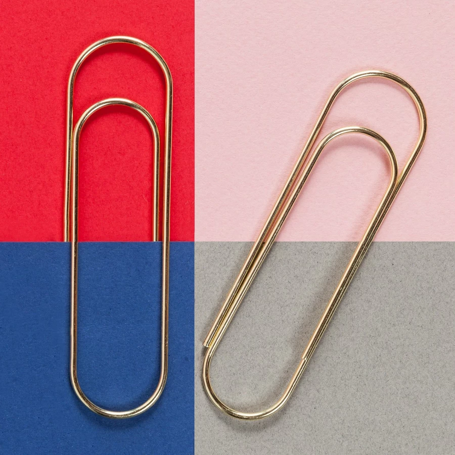 "Poketo Giant Decorative Paper Clips - Bulk Oversized Colorful Clips for Office & School"