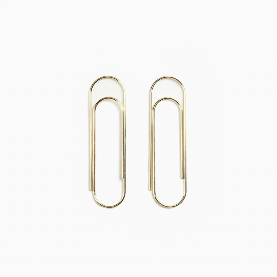Poketo Giant Paper Clips - Large Decorative Binder Clips for Office & School Supplies