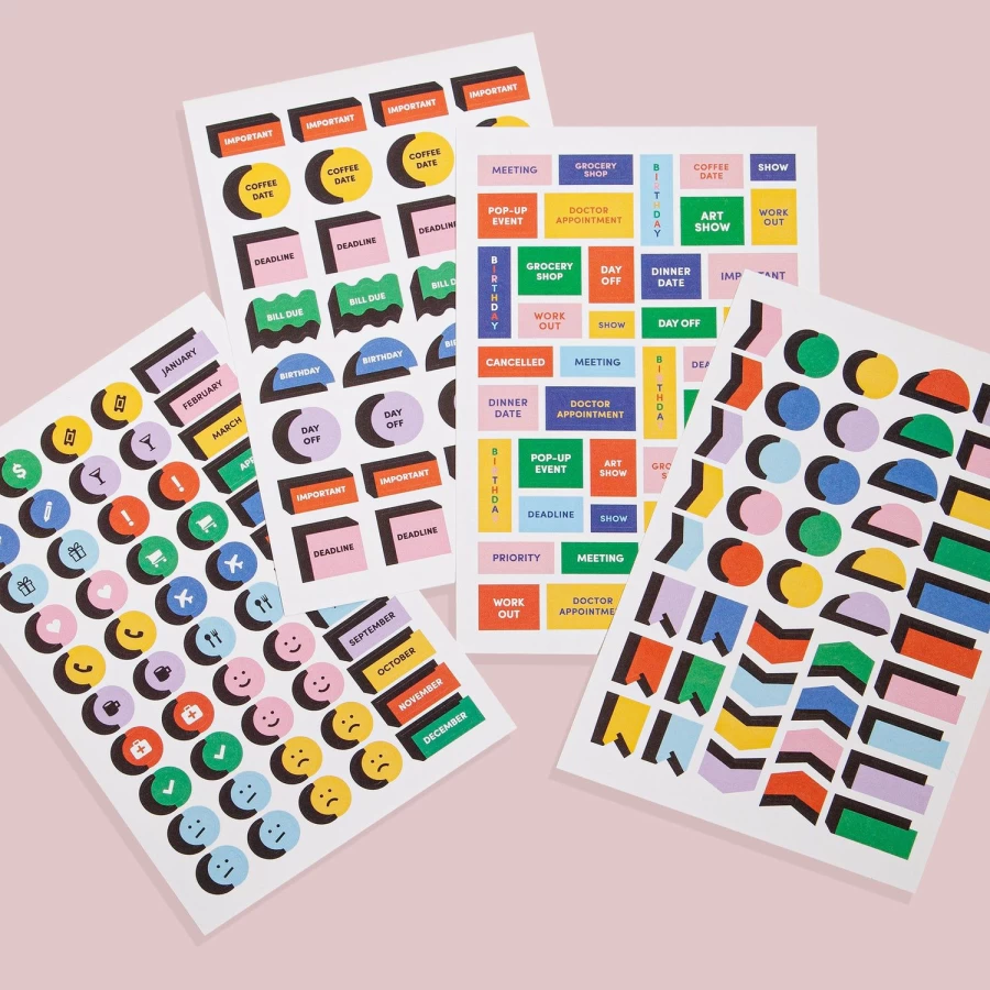 "Poketo Stickers - Premium Quality Decorative Stickers for Journals, Laptops & DIY Crafts"