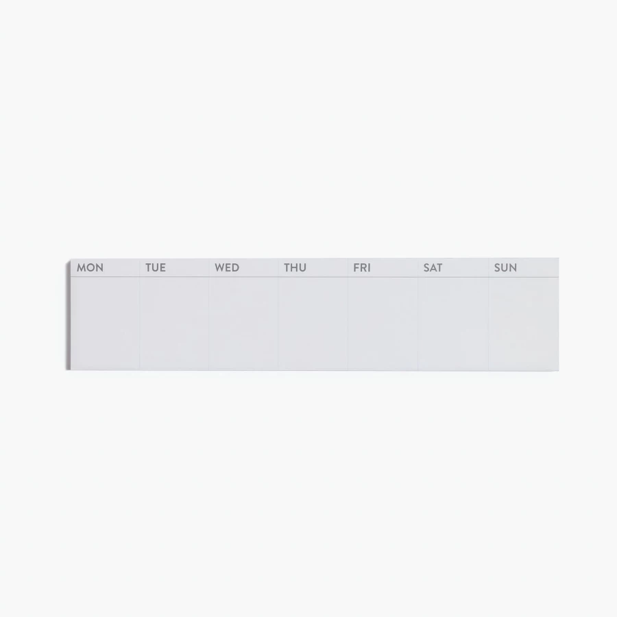 Poketo Stick To It Weekly Planner Pad - Reusable Productivity Notepad for Goal Tracking & Task Management