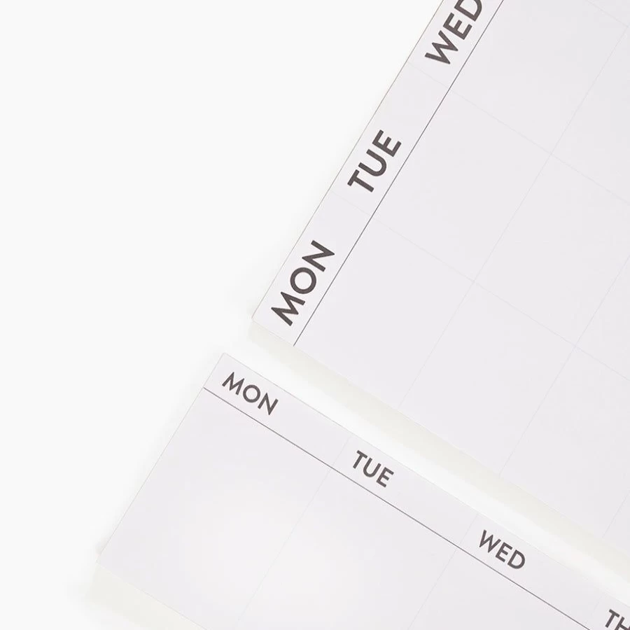 Poketo Stick To It Weekly Planner Pad - Reusable Productivity Notepad for Goal Tracking & Task Management