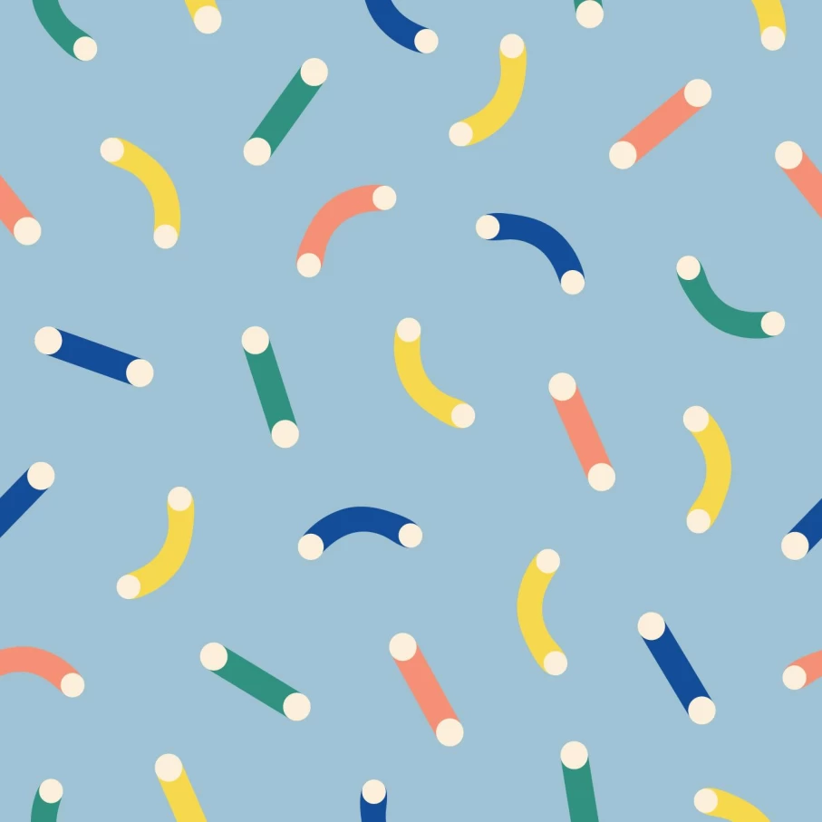 Poketo Macaroni Pattern Wallpaper by Mitchell Black - Premium Peel & Stick Design