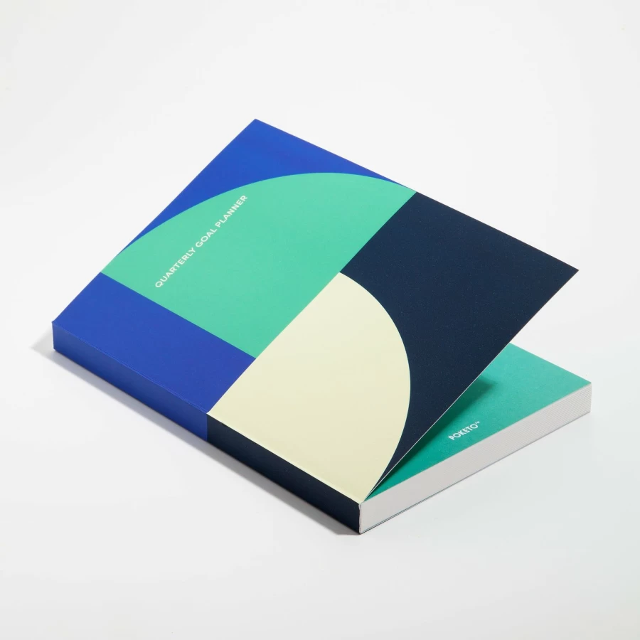 "Poketo Quarterly Goal Planner – Organize & Achieve Your 3-Month Goals"
